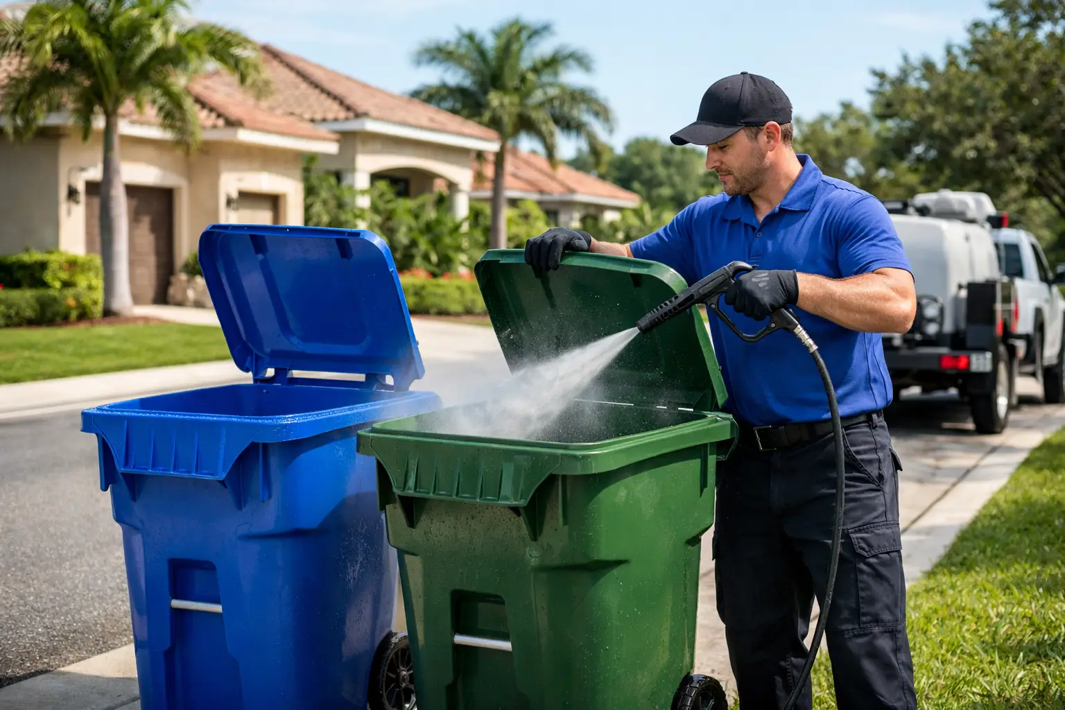 Florida Bin Sanitation for Cleaner Curb Days